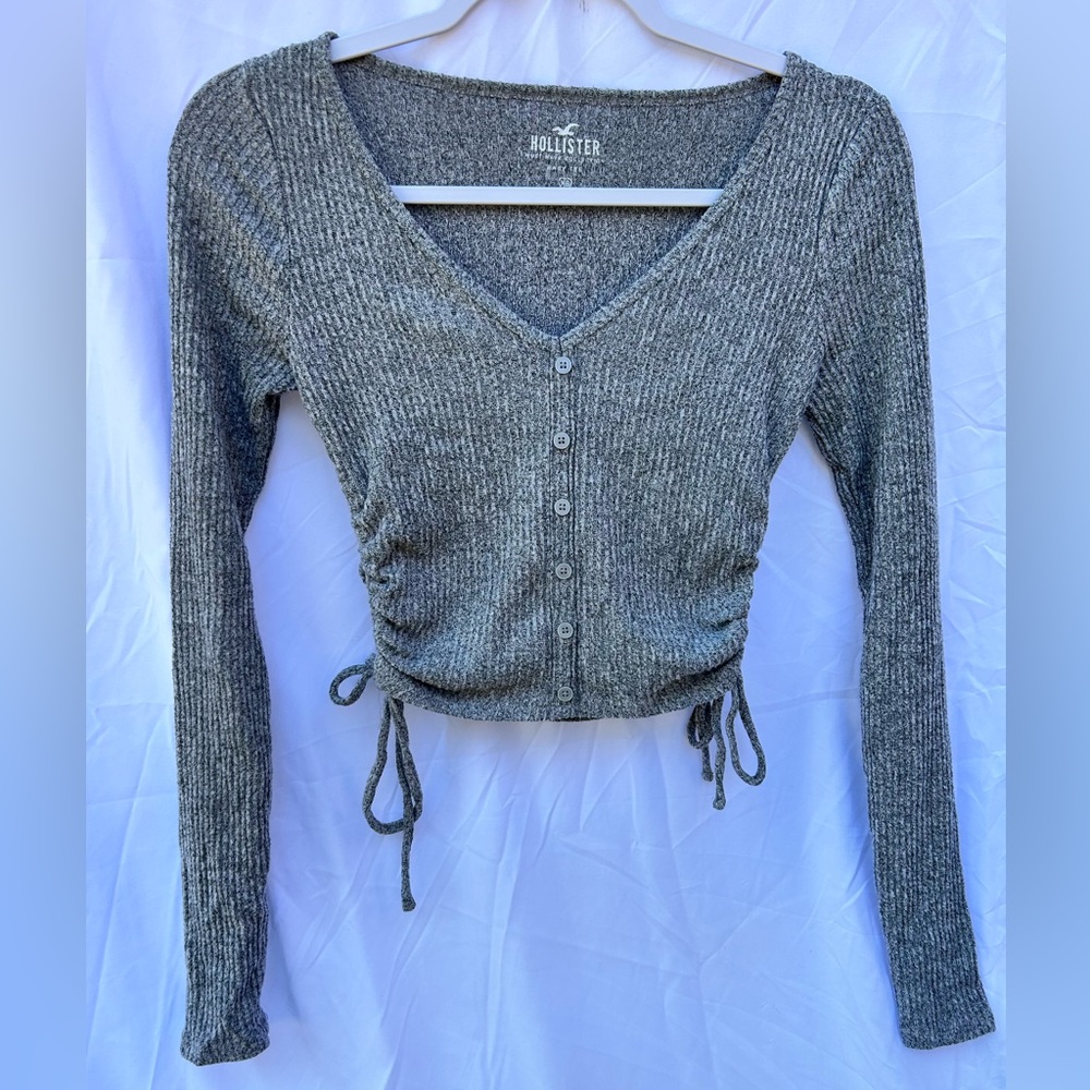 Hollister Long Sleeve Must Have Baby Tee, XS